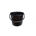 Bucket 10l black without cover 